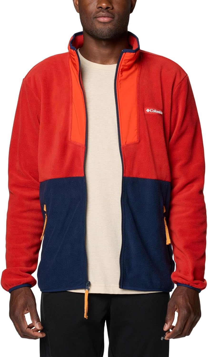 image:imageColumbia Sequoia Grove Full Zip Fleece Fleecejacke mit durchgehendem Reiverschluss fr HerrenSail RedSpicyCollegiate NavySunstone