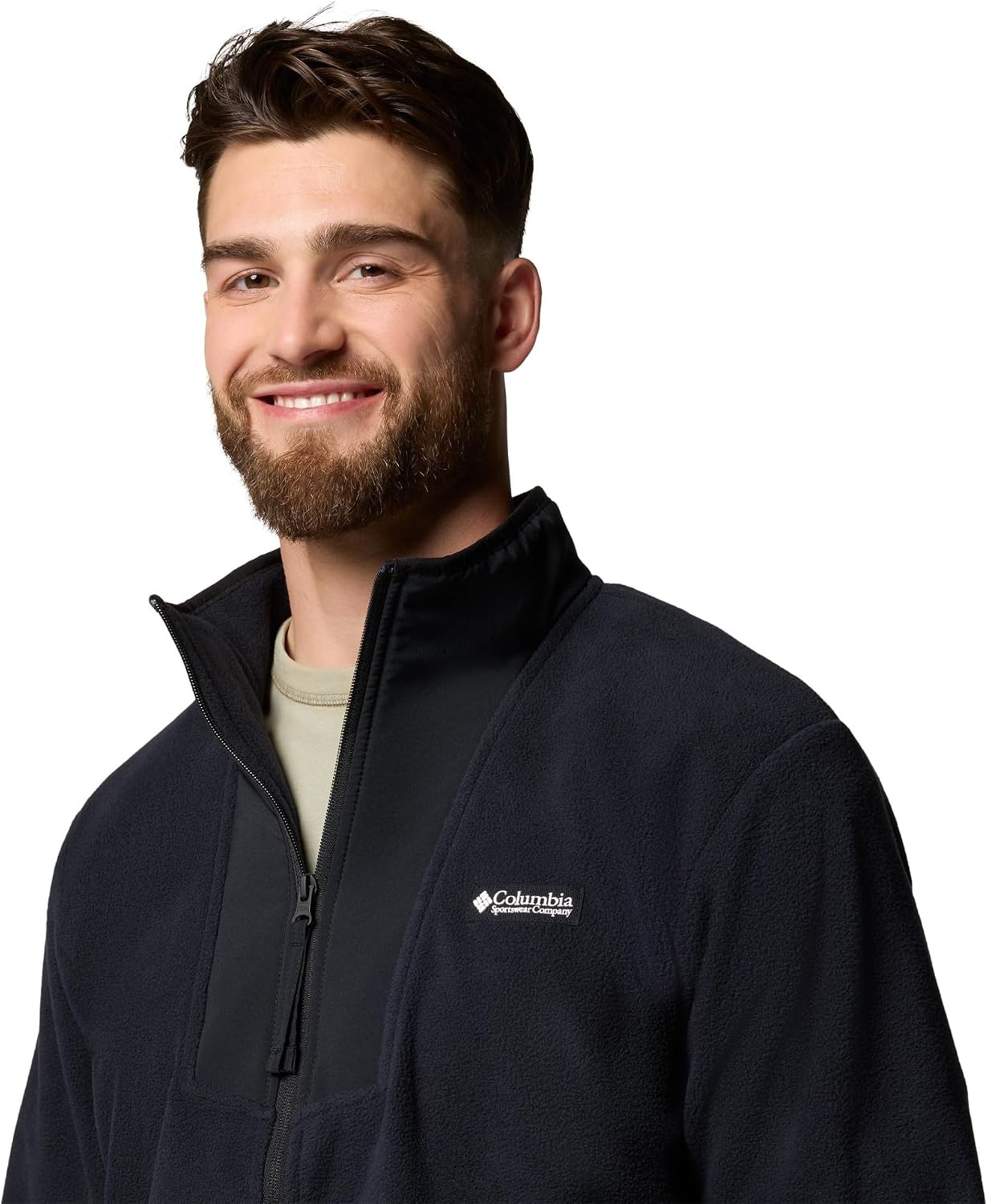 image:imageColumbia Sequoia Grove Full Zip Fleece Fleecejacke mit durchgehendem Reiverschluss fr HerrenSchwarz