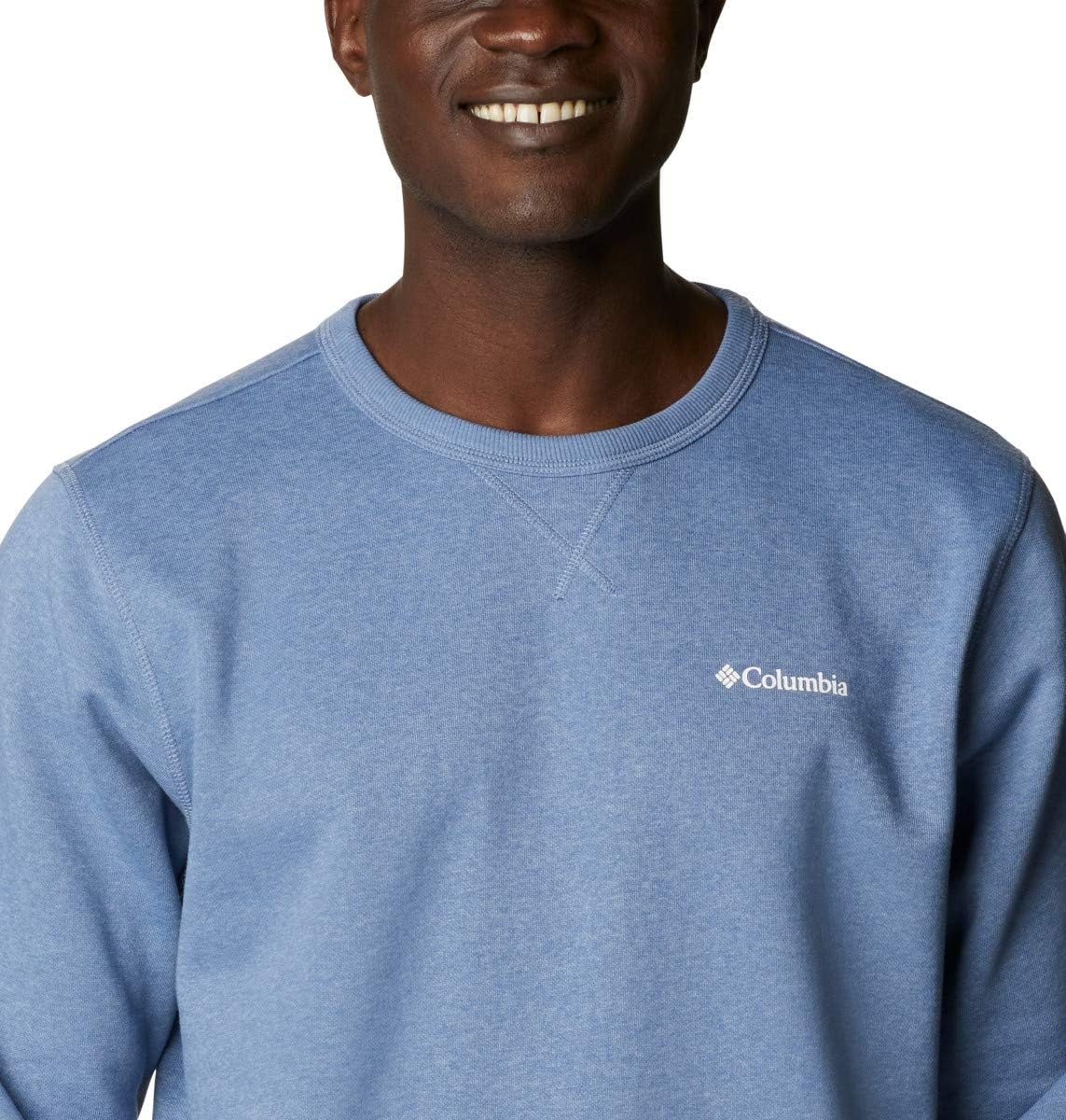 image:imageColumbia Trek Crew Sweatshirt fr HerrenBluestone Heather Block Print