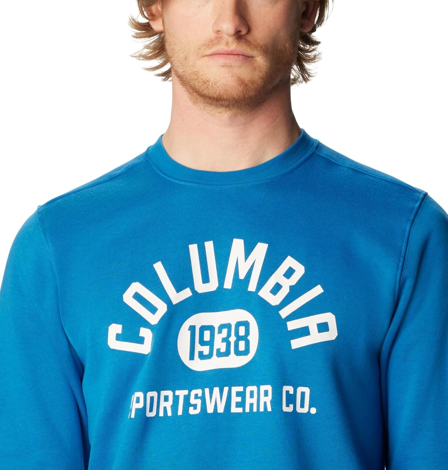 image:imageColumbia Trek Crew Sweatshirt fr HerrenBright Indigo College Life Grafik