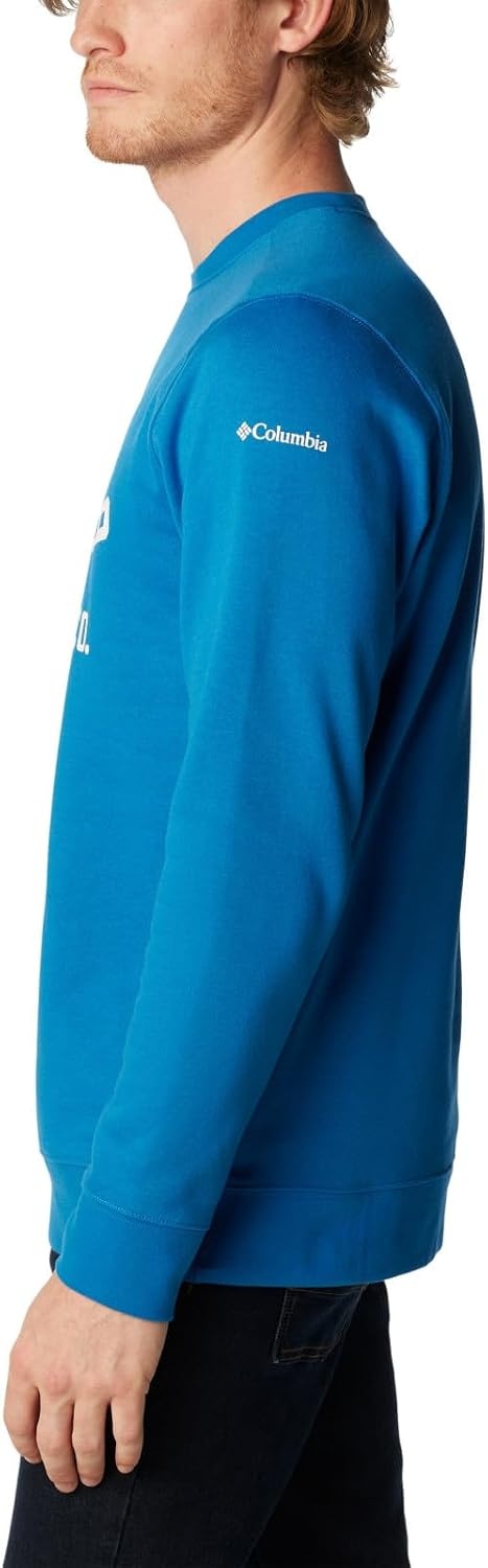 image:imageColumbia Trek Crew Sweatshirt fr HerrenBright Indigo College Life Grafik