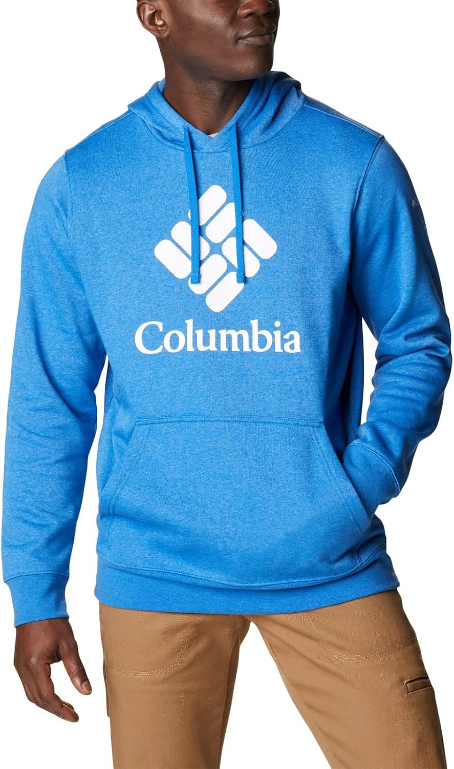 image:imageColumbia Trek Crew Sweatshirt fr HerrenBright Indigo HeatherCsc Stacked Logo