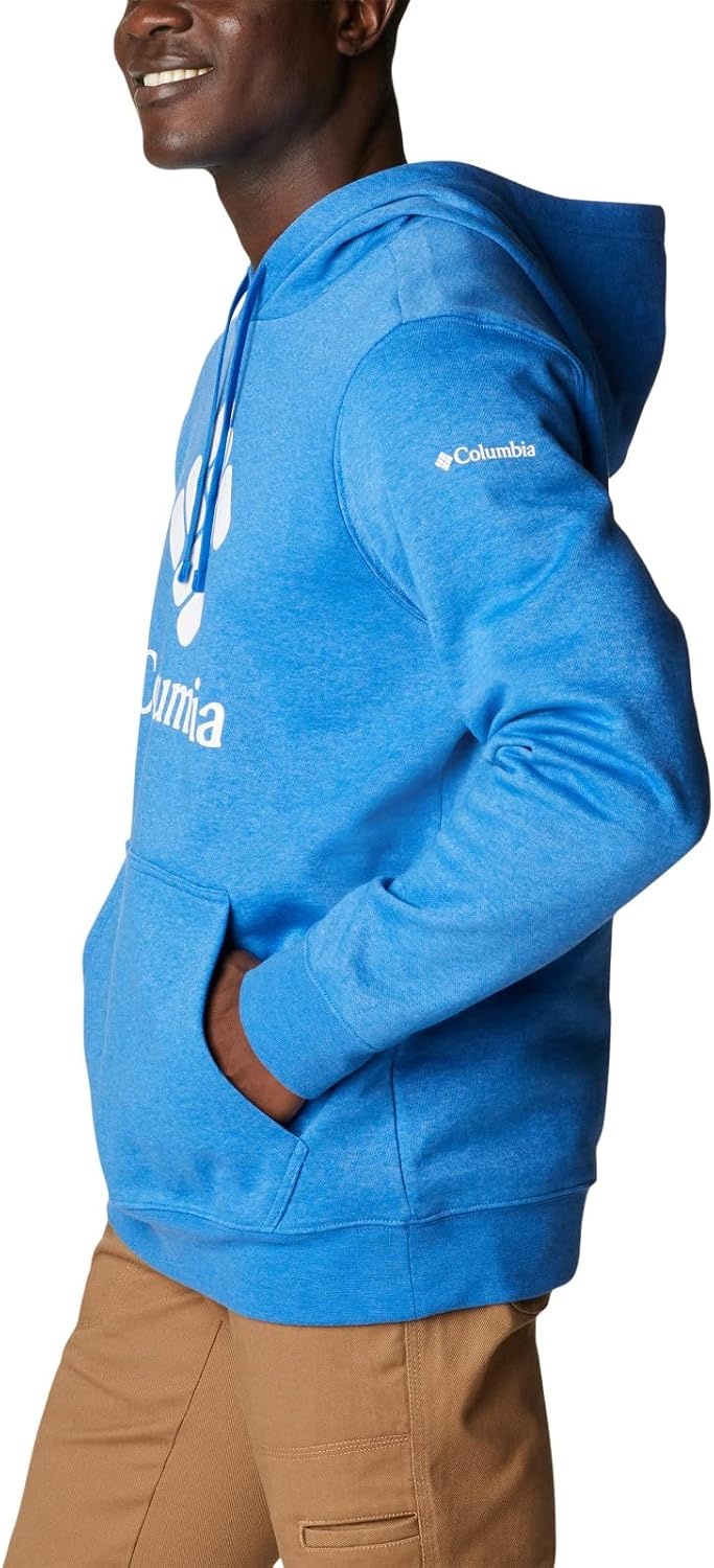 image:imageColumbia Trek Crew Sweatshirt fr HerrenBright Indigo HeatherCsc Stacked Logo