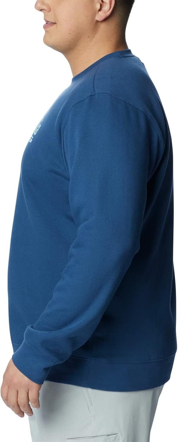 image:imageColumbia Trek Crew Sweatshirt fr HerrenCarbonSpring Blue
