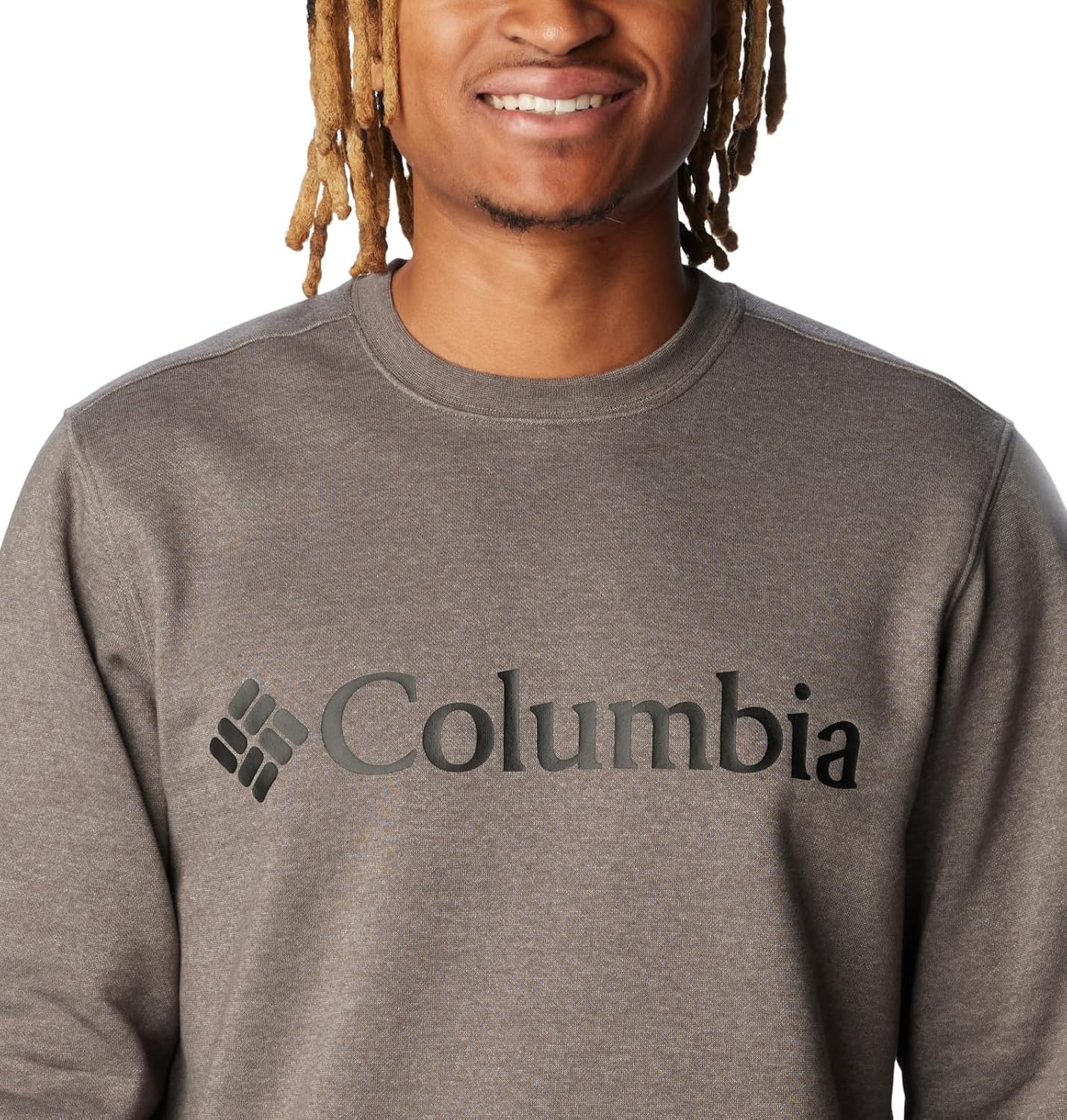 image:imageColumbia Trek Crew Sweatshirt fr HerrenCharcoal Heather Csc Markenlogo