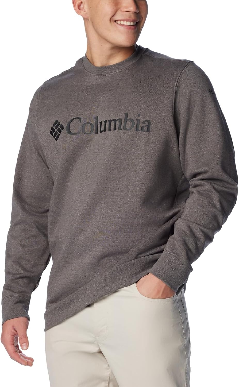 image:imageColumbia Trek Crew Sweatshirt fr HerrenCharcoal HeatherCsc Markenlogo