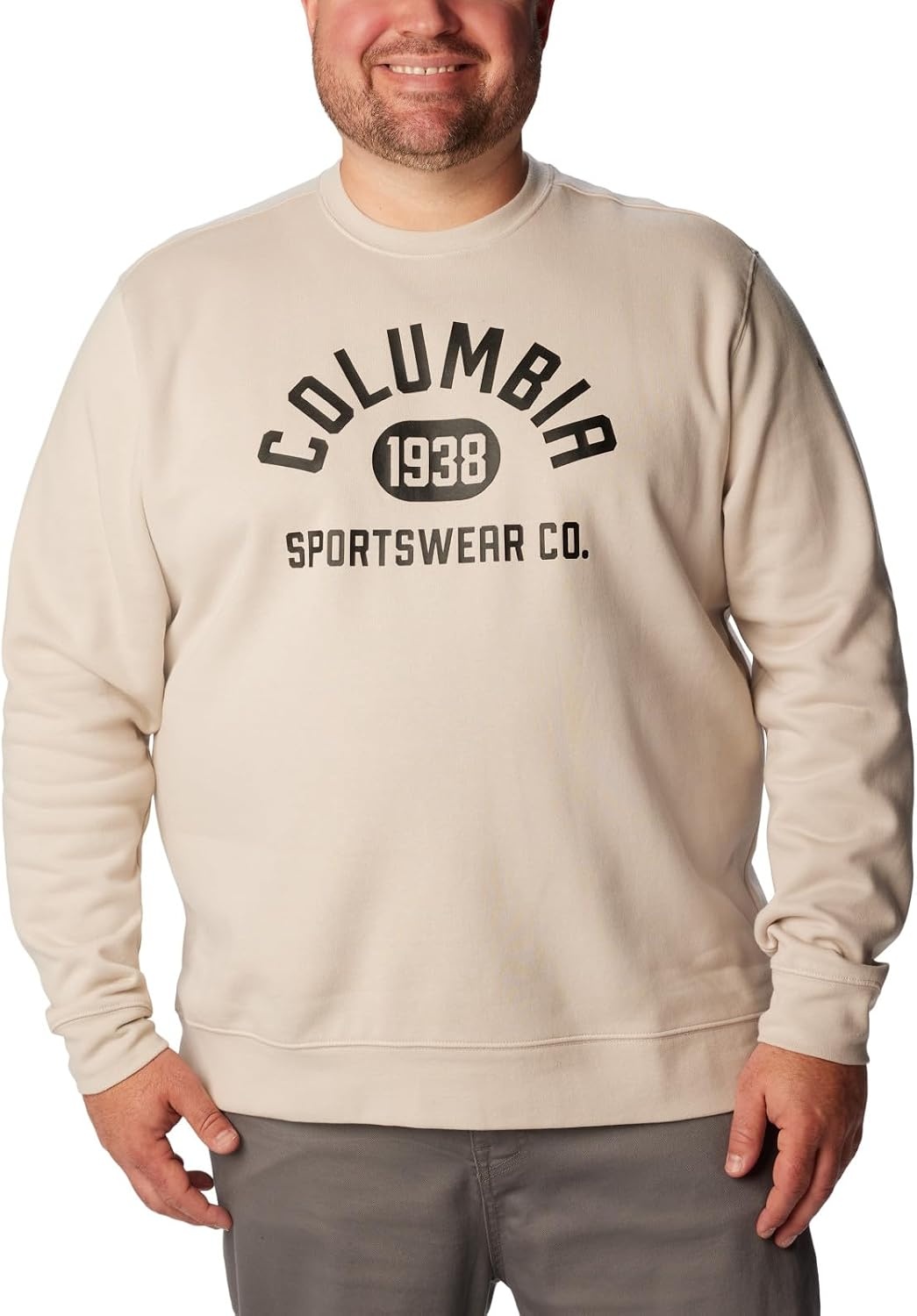 image:imageColumbia Trek Crew Sweatshirt fr HerrenDark Stone College Life Grafik