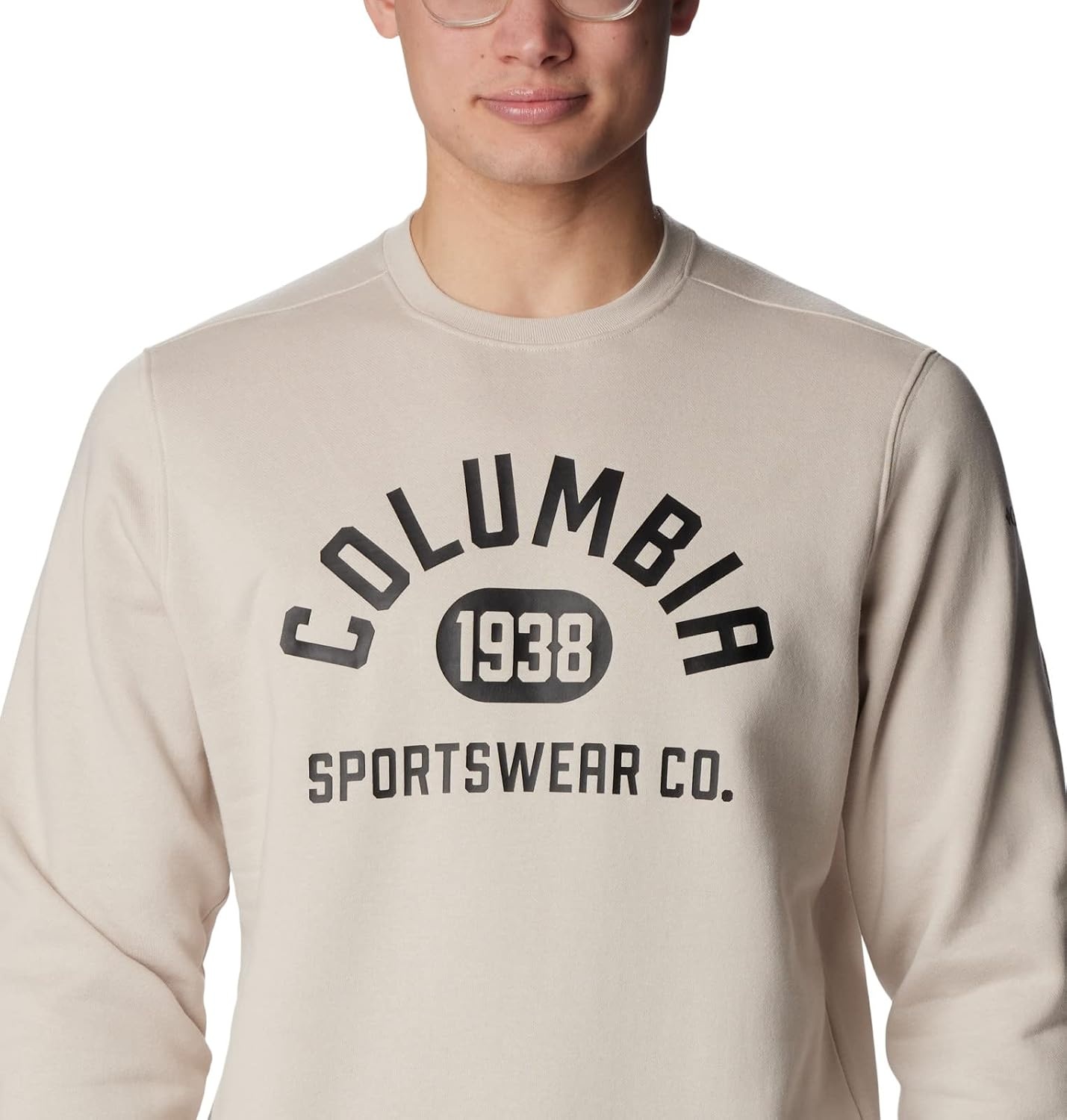image:imageColumbia Trek Crew Sweatshirt fr HerrenDark Stone College Life Grafik