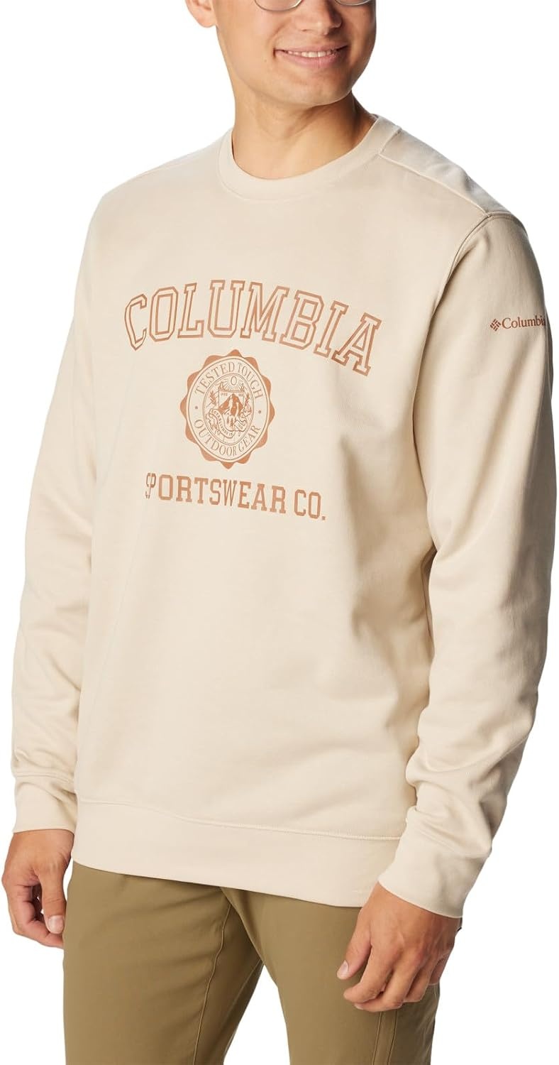 image:imageColumbia Trek Crew Sweatshirt fr HerrenDark StoneCsc Emblem