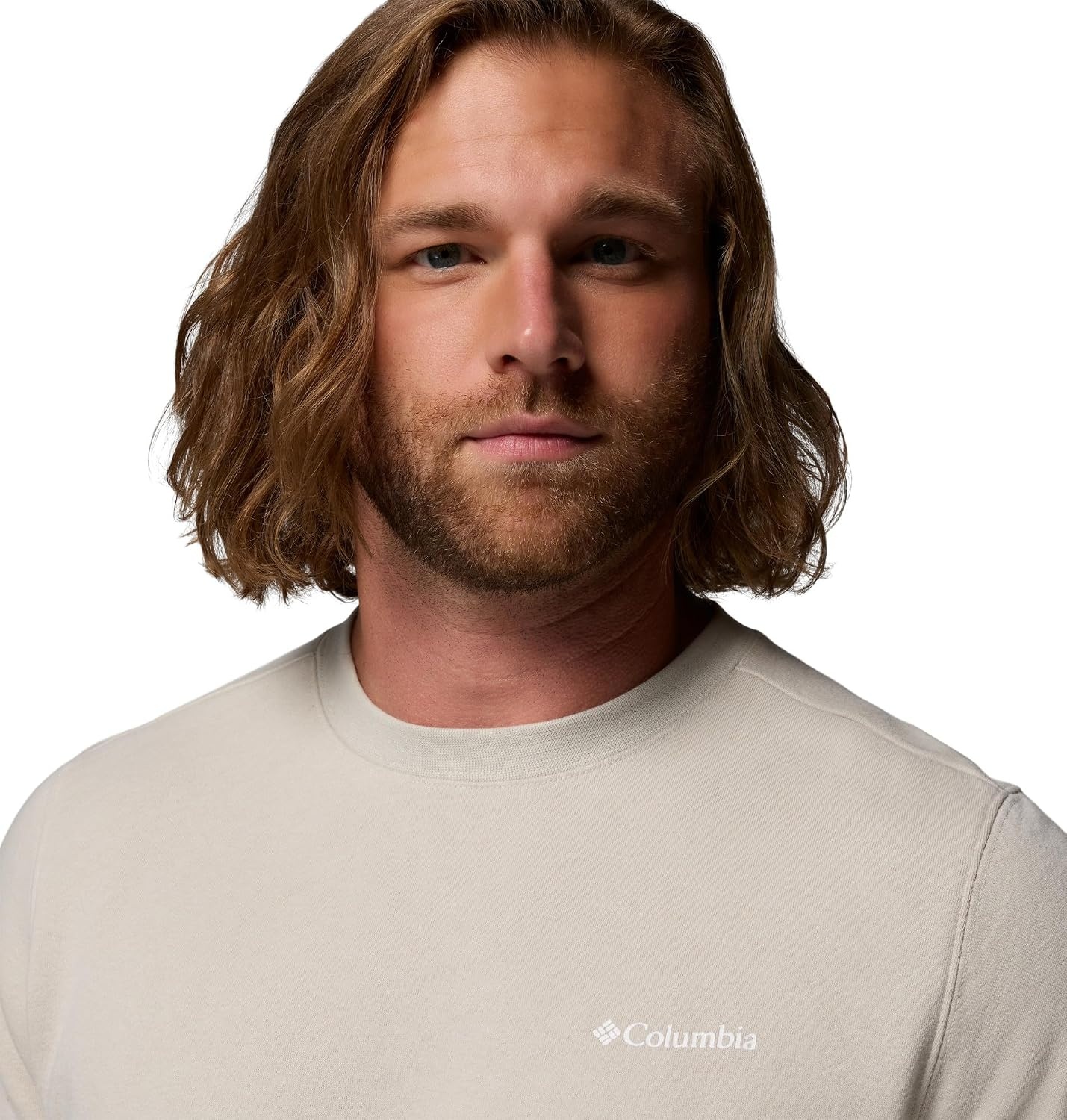 image:imageColumbia Trek Crew Sweatshirt fr HerrenDark StoneCsc Sleeve Logo