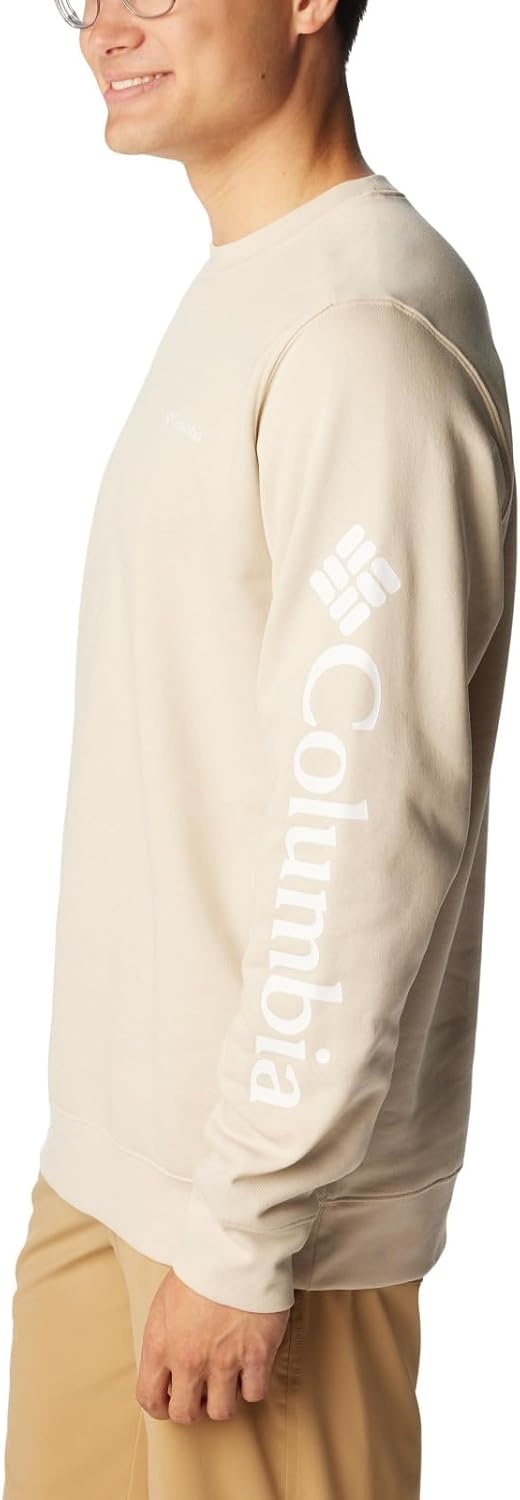 image:imageColumbia Trek Crew Sweatshirt fr HerrenDark StoneCsc Sleeve Logo