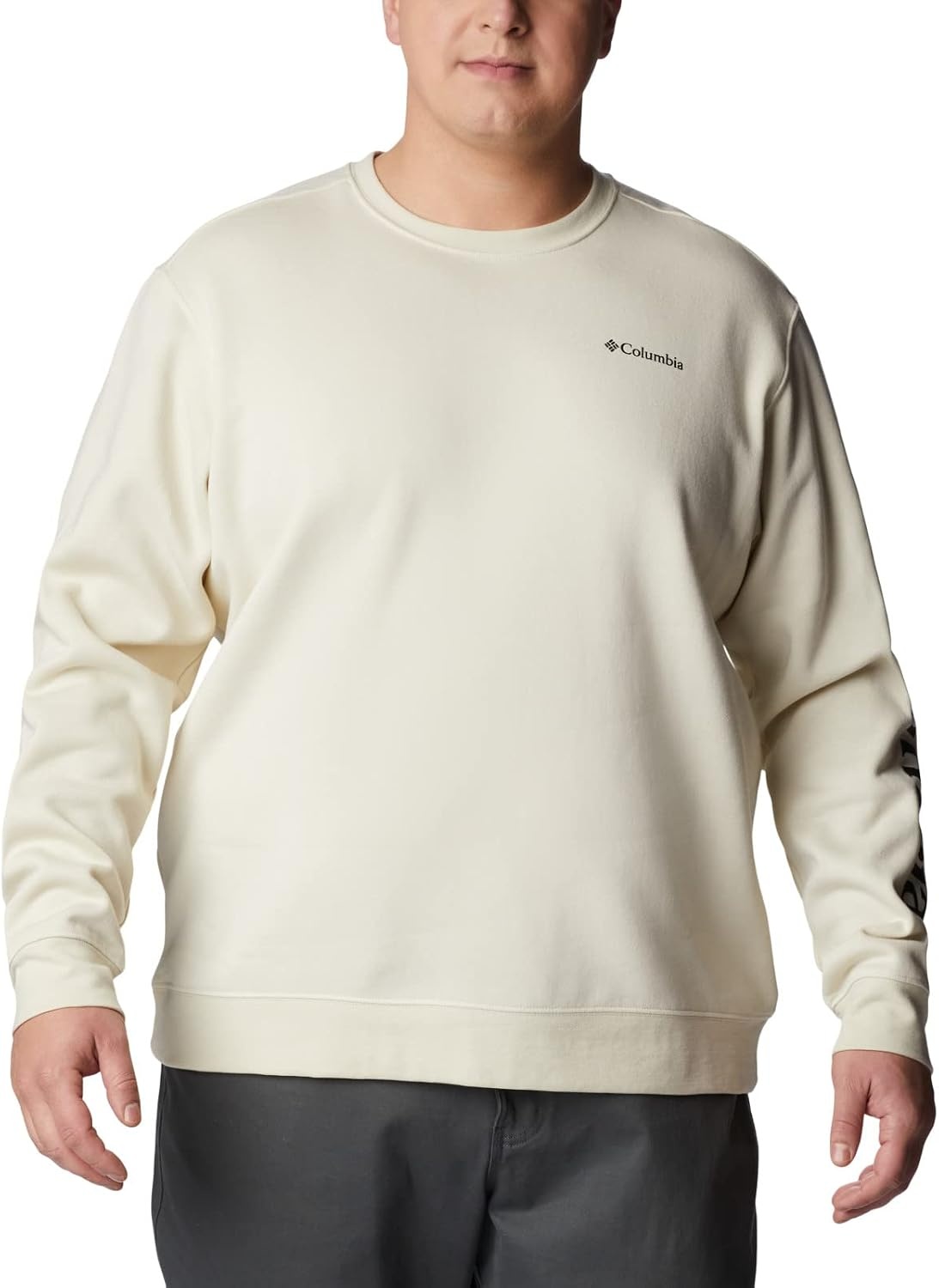 image:imageColumbia Trek Crew Sweatshirt fr HerrenKreideCscrmellogo