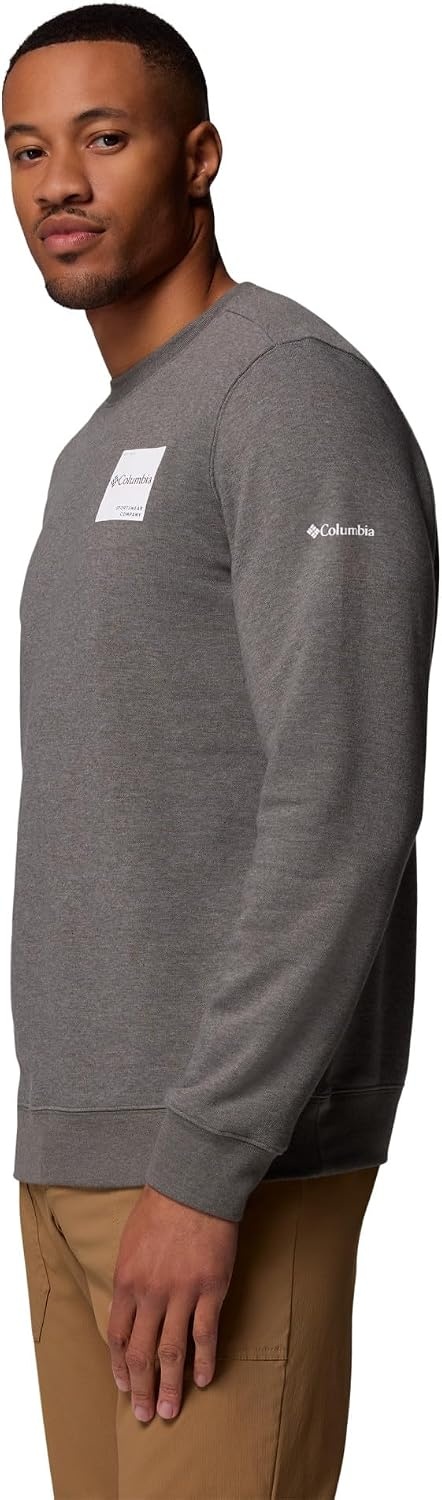 image:imageColumbia Trek Crew Sweatshirt fr HerrenMarke Charcoal HeatherBoxy