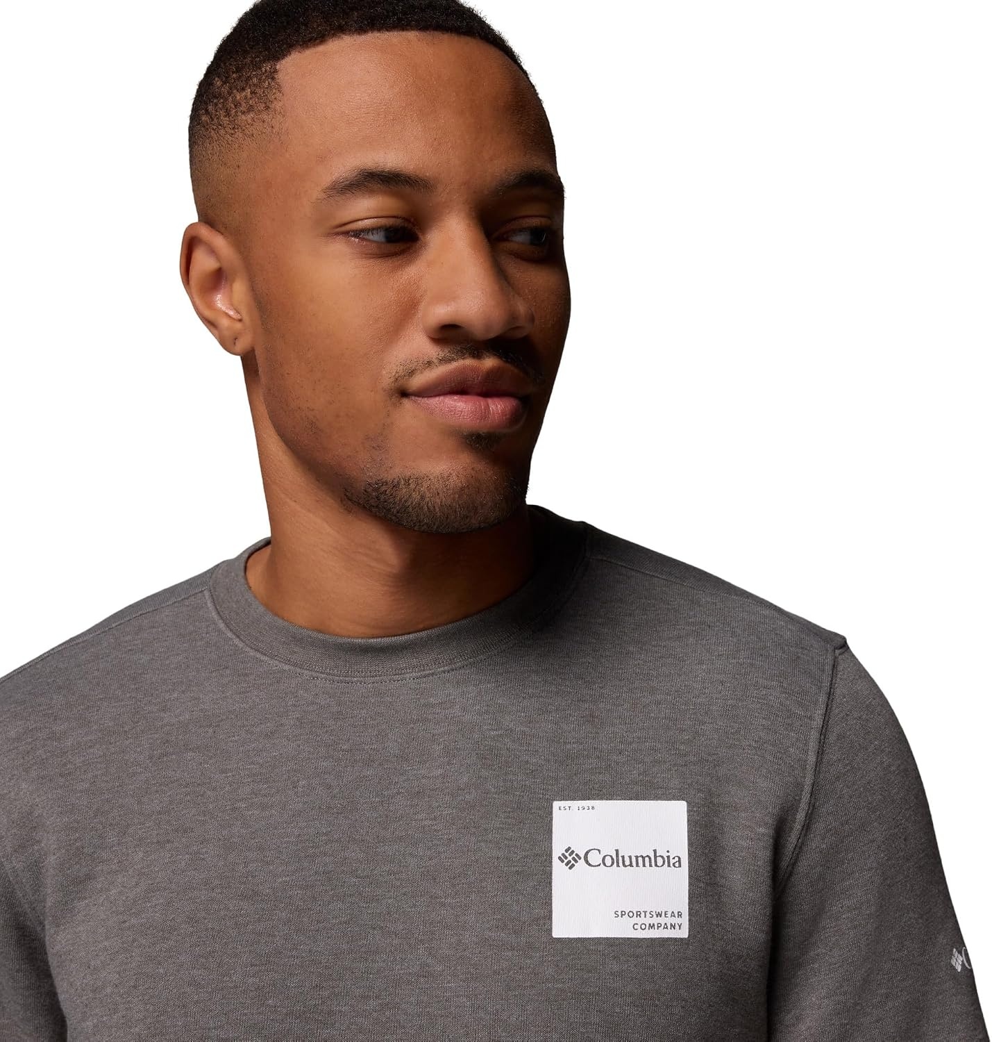 image:imageColumbia Trek Crew Sweatshirt fr HerrenMarke Charcoal HeatherBoxy