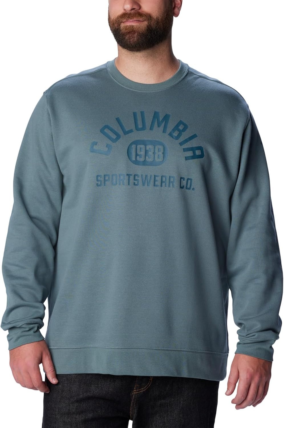 image:imageColumbia Trek Crew Sweatshirt fr HerrenMetall College Life Grafik