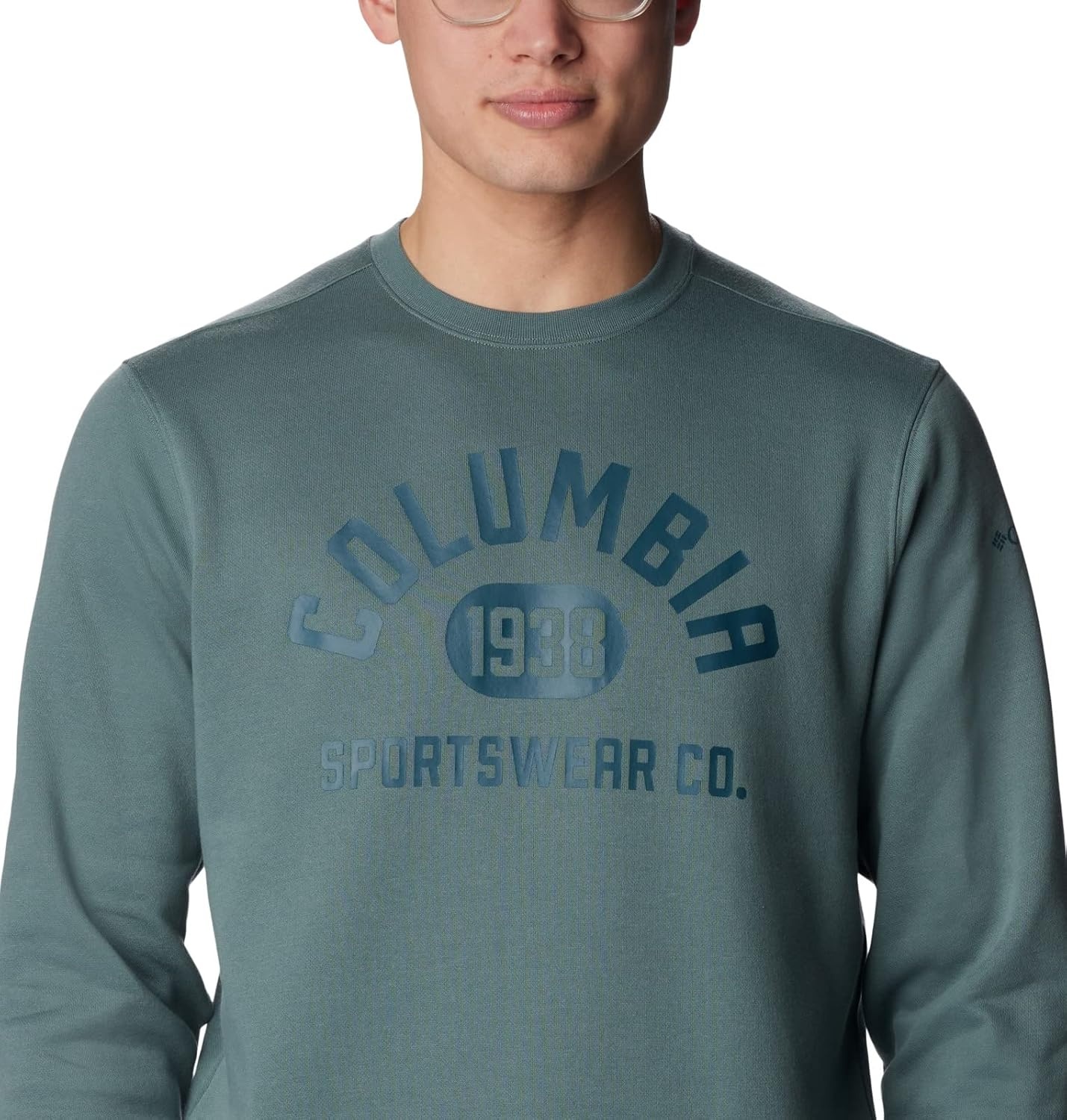 image:imageColumbia Trek Crew Sweatshirt fr HerrenMetall College Life Grafik