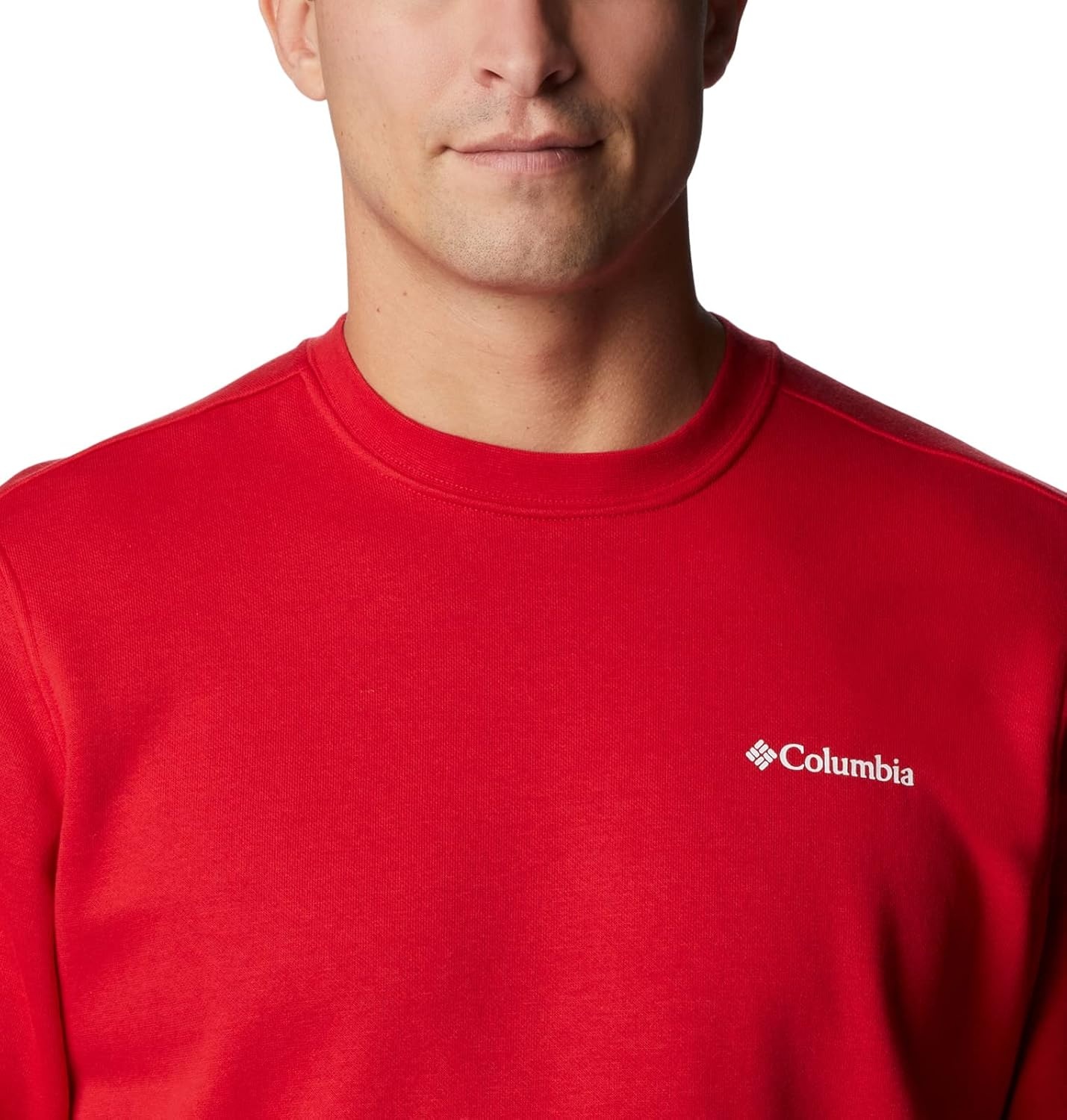 image:imageColumbia Trek Crew Sweatshirt fr HerrenMountain RedCsc rmellogo