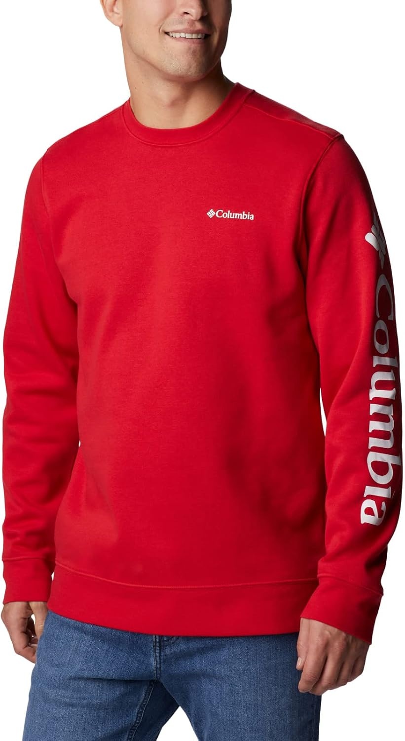 image:imageColumbia Trek Crew Sweatshirt fr HerrenMountain RedCsc rmellogo