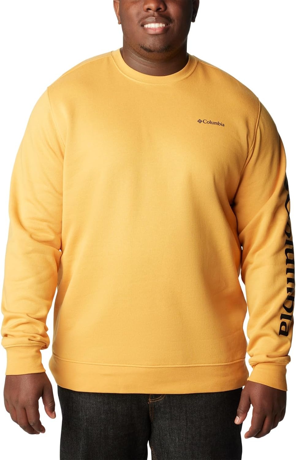 image:imageColumbia Trek Crew Sweatshirt fr HerrenRaw Honey Csc Sleeve Logo