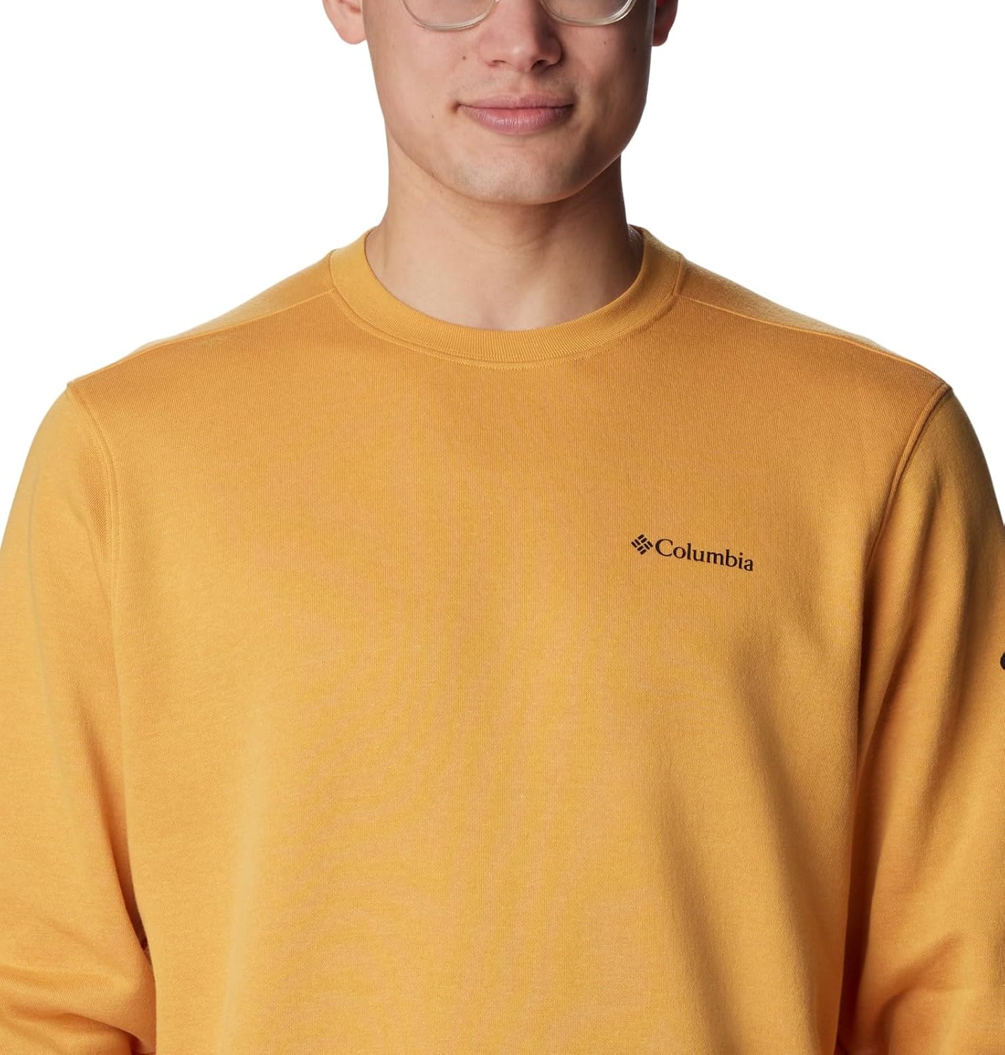 image:imageColumbia Trek Crew Sweatshirt fr HerrenRaw Honey Csc Sleeve Logo