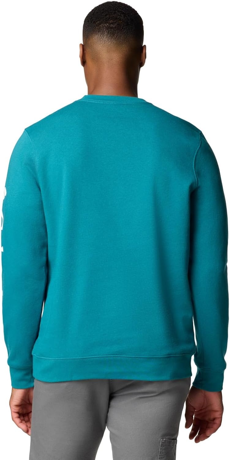 image:imageColumbia Trek Crew Sweatshirt fr HerrenRiver BlueCsc Sleeve Logo