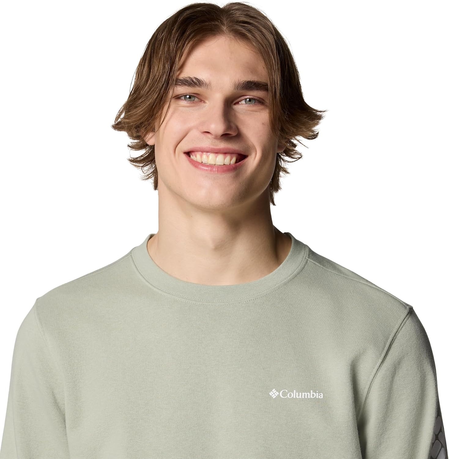 image:imageColumbia Trek Crew Sweatshirt fr HerrenSafariCscrmellogo
