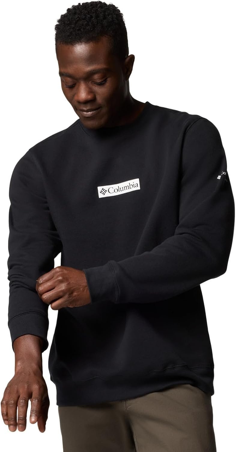 image:imageColumbia Trek Crew Sweatshirt fr HerrenSchwarzPuffboxedelsteinlogo