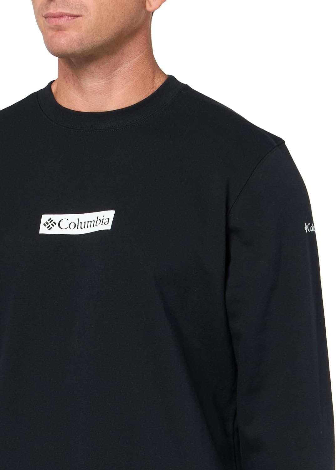 image:imageColumbia Trek Crew Sweatshirt fr HerrenSchwarzPuffboxedelsteinlogo