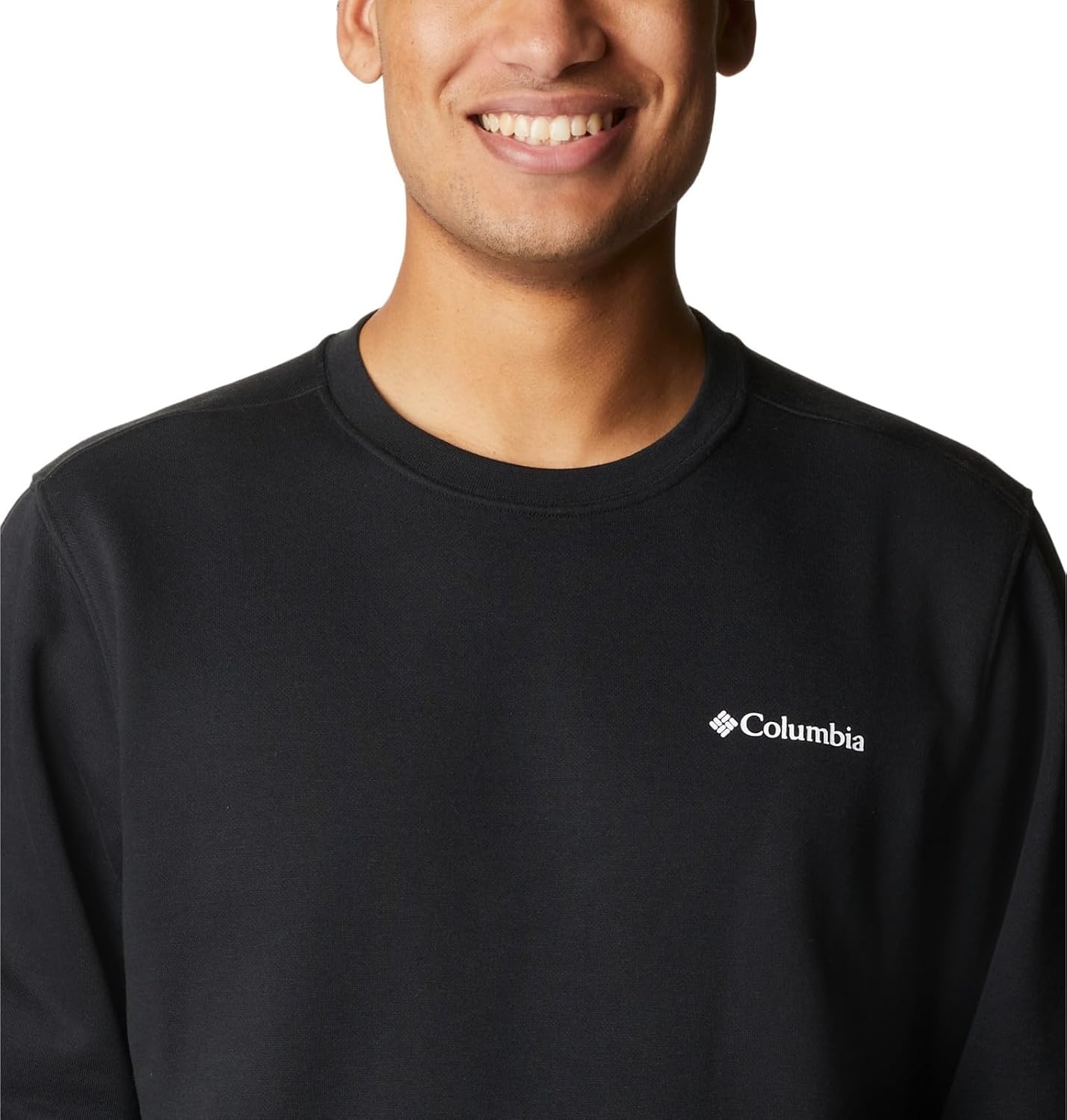 image:imageColumbia Trek Crew Sweatshirt fr HerrenSchwarzWeies rmellogo