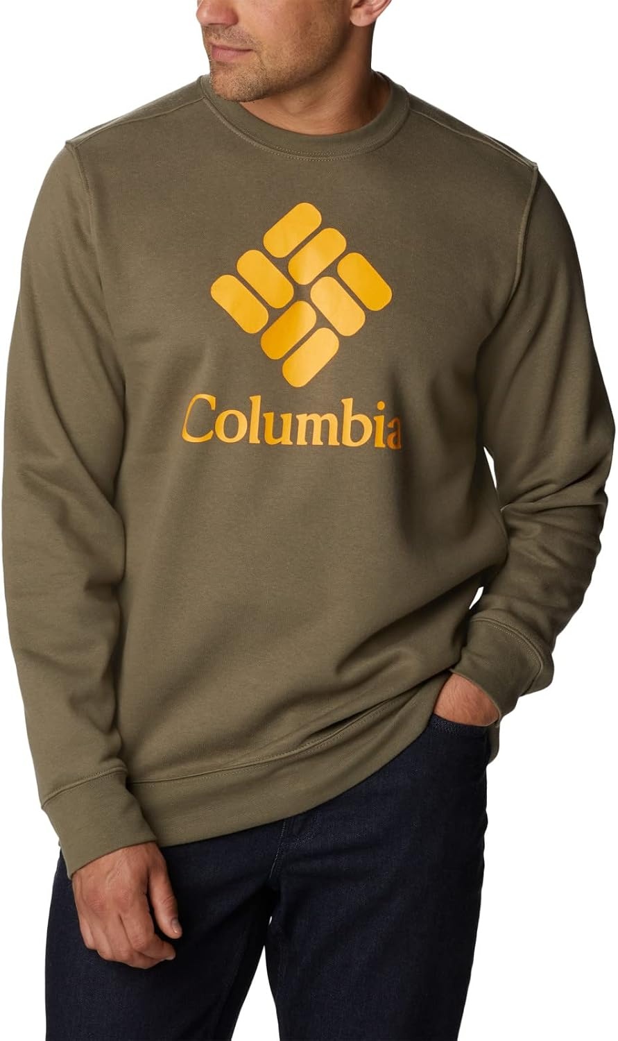image:imageColumbia Trek Crew Sweatshirt fr HerrenSteingrnCcsclogo