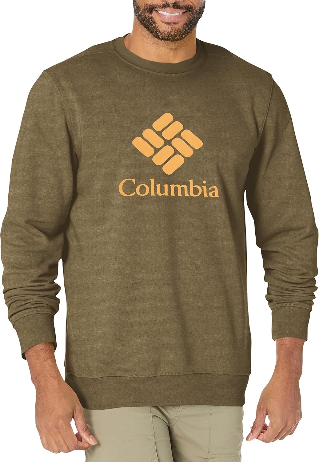 image:imageColumbia Trek Crew Sweatshirt fr HerrenSteingrnCcsclogo