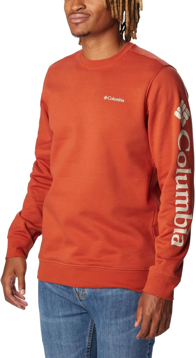 image:imageColumbia Trek Crew Sweatshirt fr HerrenWarp Red Csc Sleeve Logo