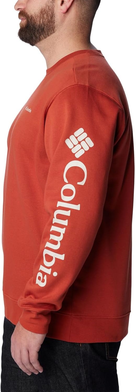 image:imageColumbia Trek Crew Sweatshirt fr HerrenWarp Red Csc Sleeve Logo