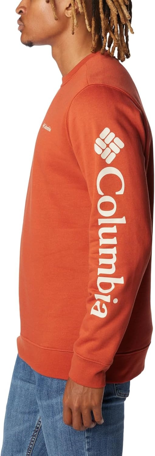 image:imageColumbia Trek Crew Sweatshirt fr HerrenWarp Red Csc Sleeve Logo