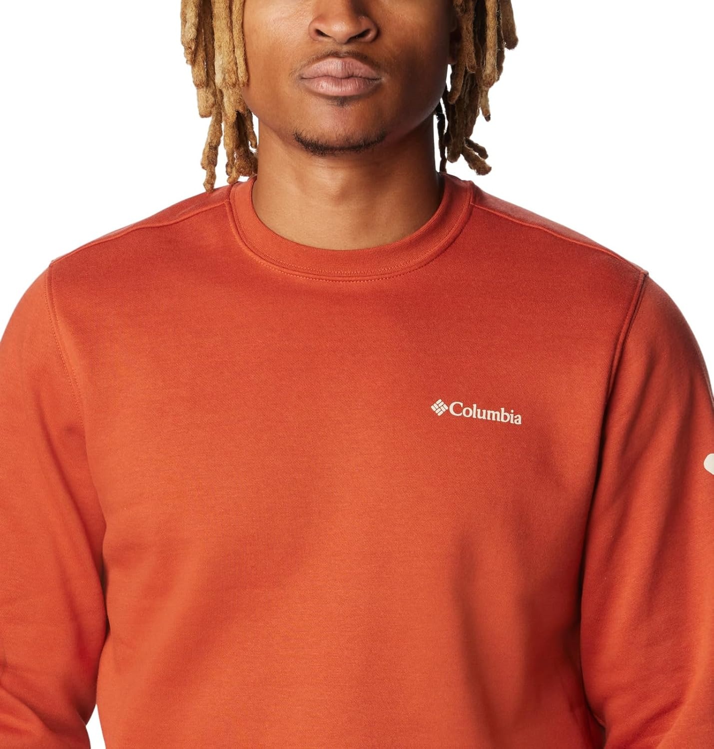 image:imageColumbia Trek Crew Sweatshirt fr HerrenWarp Red Csc Sleeve Logo