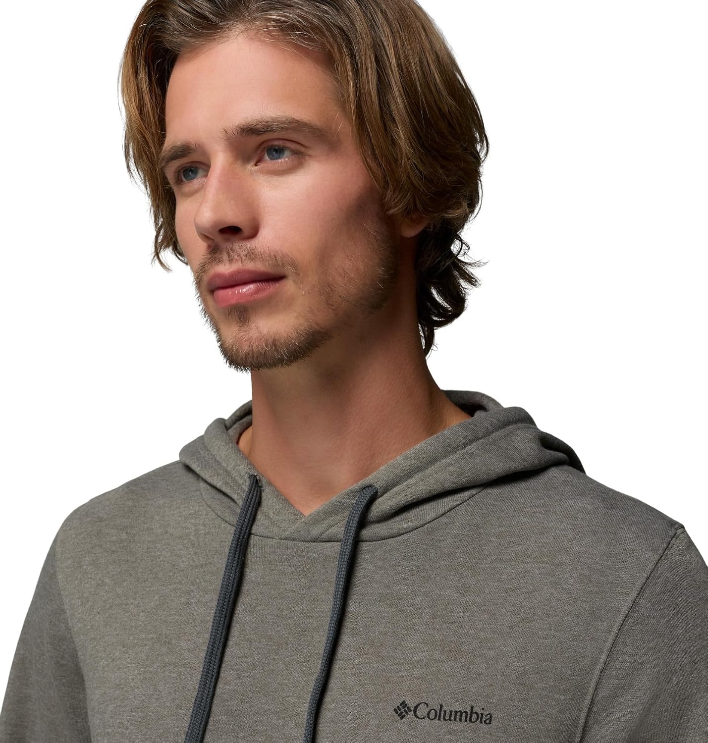 image:imageColumbia Trek Hoodie Hoodie fr HerrenCharcoal HeatherCsc Sleeve Logo