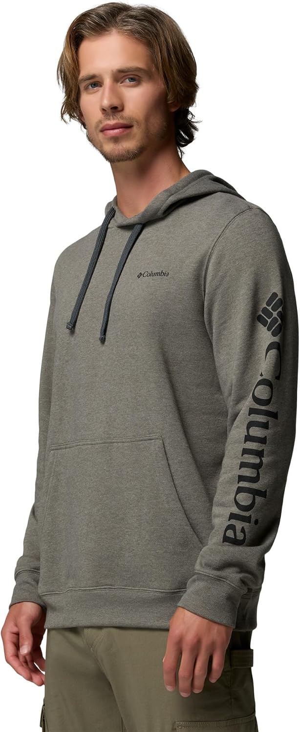 image:imageColumbia Trek Hoodie Hoodie fr HerrenCharcoal HeatherCsc Sleeve Logo