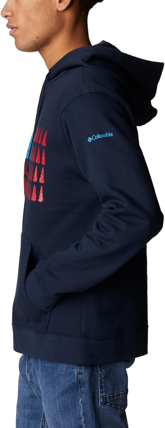 image:imageColumbia Trek Hoodie Hoodie fr HerrenCollegiate NavyTreestriped Flagge
