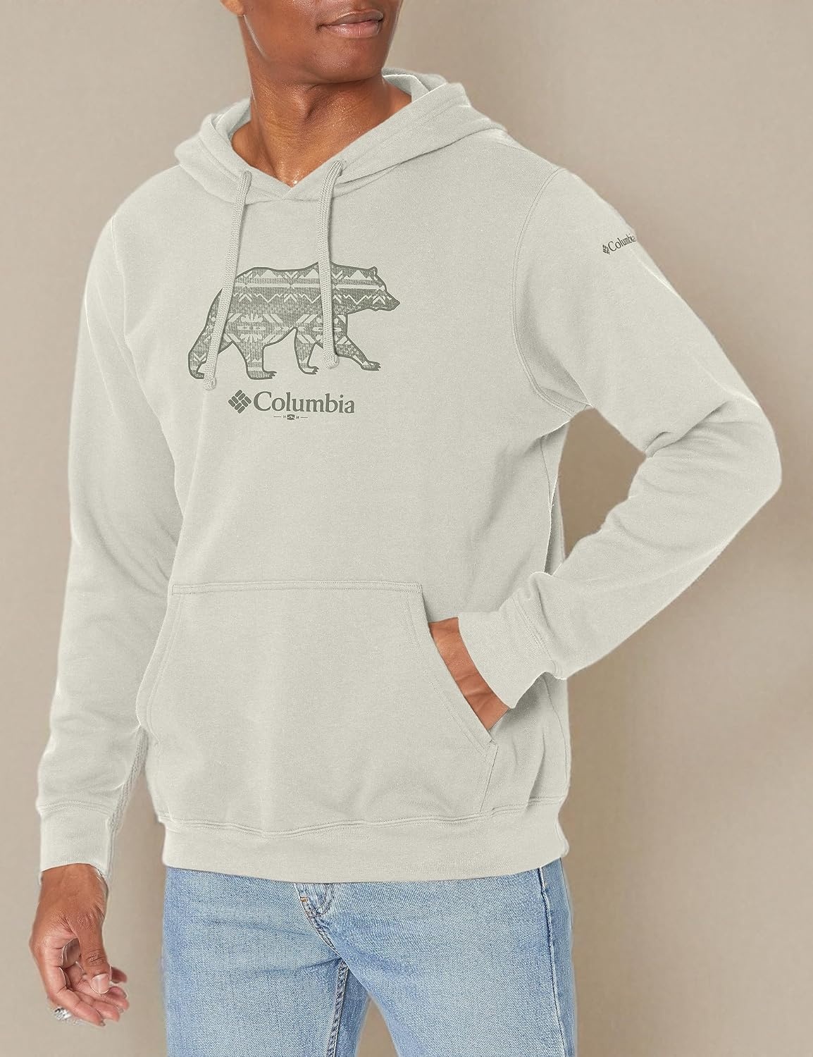 image:imageColumbia Trek Hoodie Hoodie fr HerrenDark Stone Bearly Checkered Peaks Grx