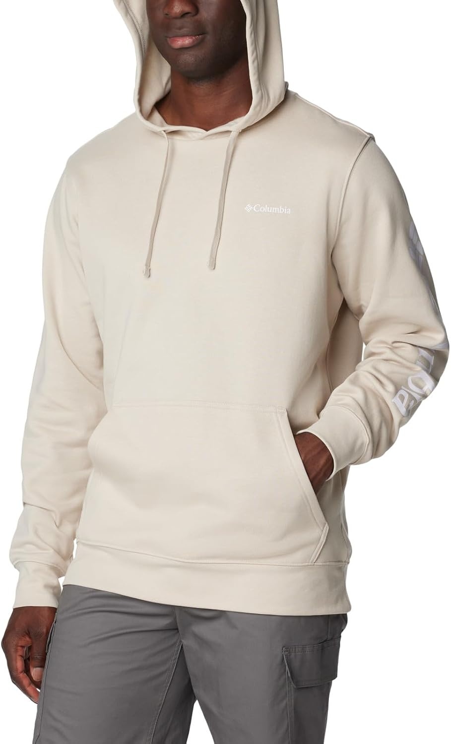 image:imageColumbia Trek Hoodie Hoodie fr HerrenDark StoneCsc Sleeve Logo