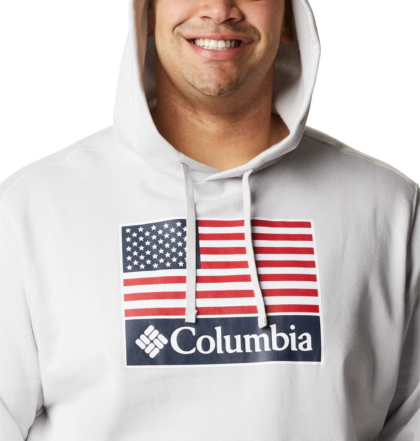 image:imageColumbia Trek Hoodie Hoodie fr HerrenNimbus Grey Usflagge Stempel