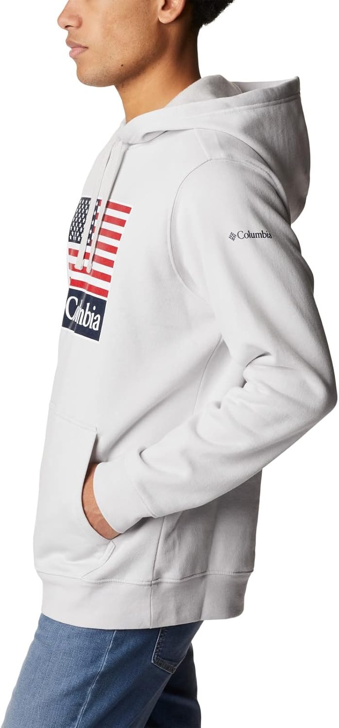 image:imageColumbia Trek Hoodie Hoodie fr HerrenNimbus Grey Usflagge Stempel