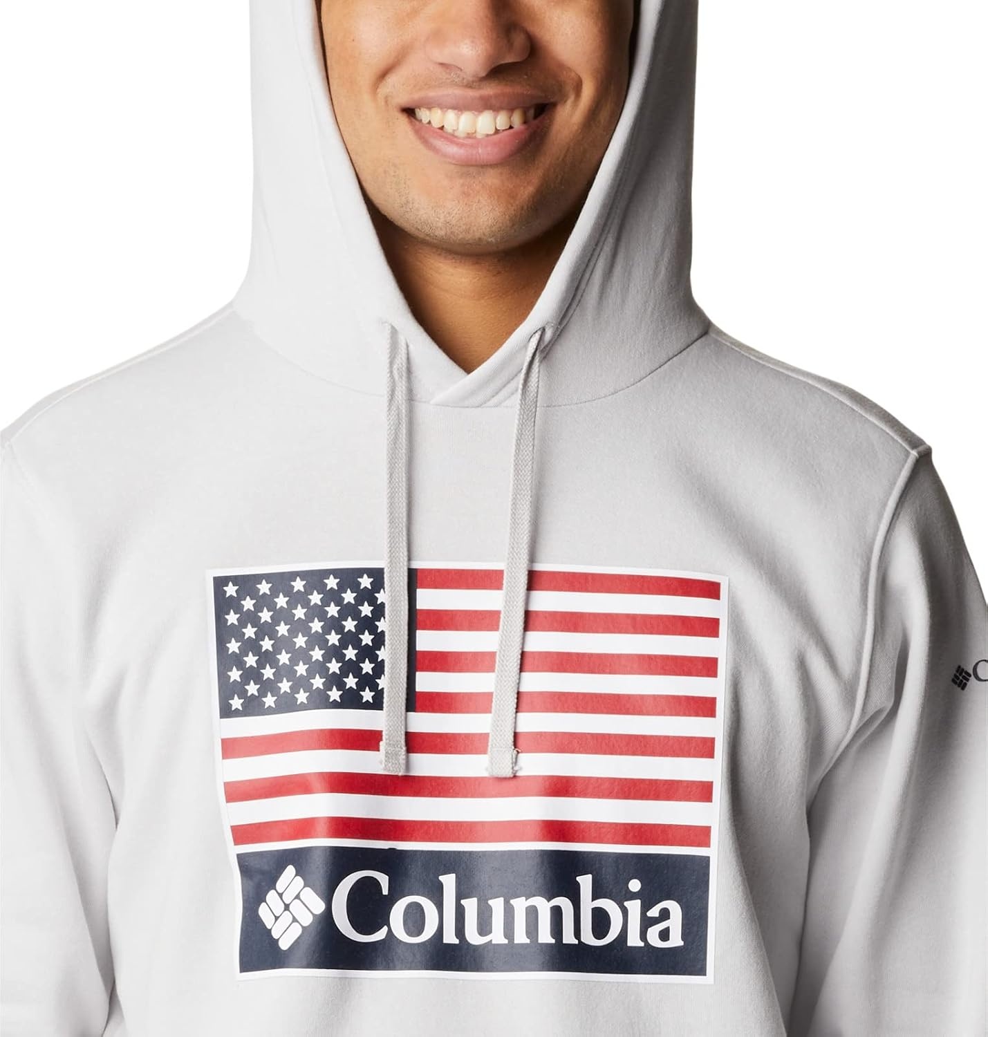 image:imageColumbia Trek Hoodie Hoodie fr HerrenNimbus Grey Usflagge Stempel