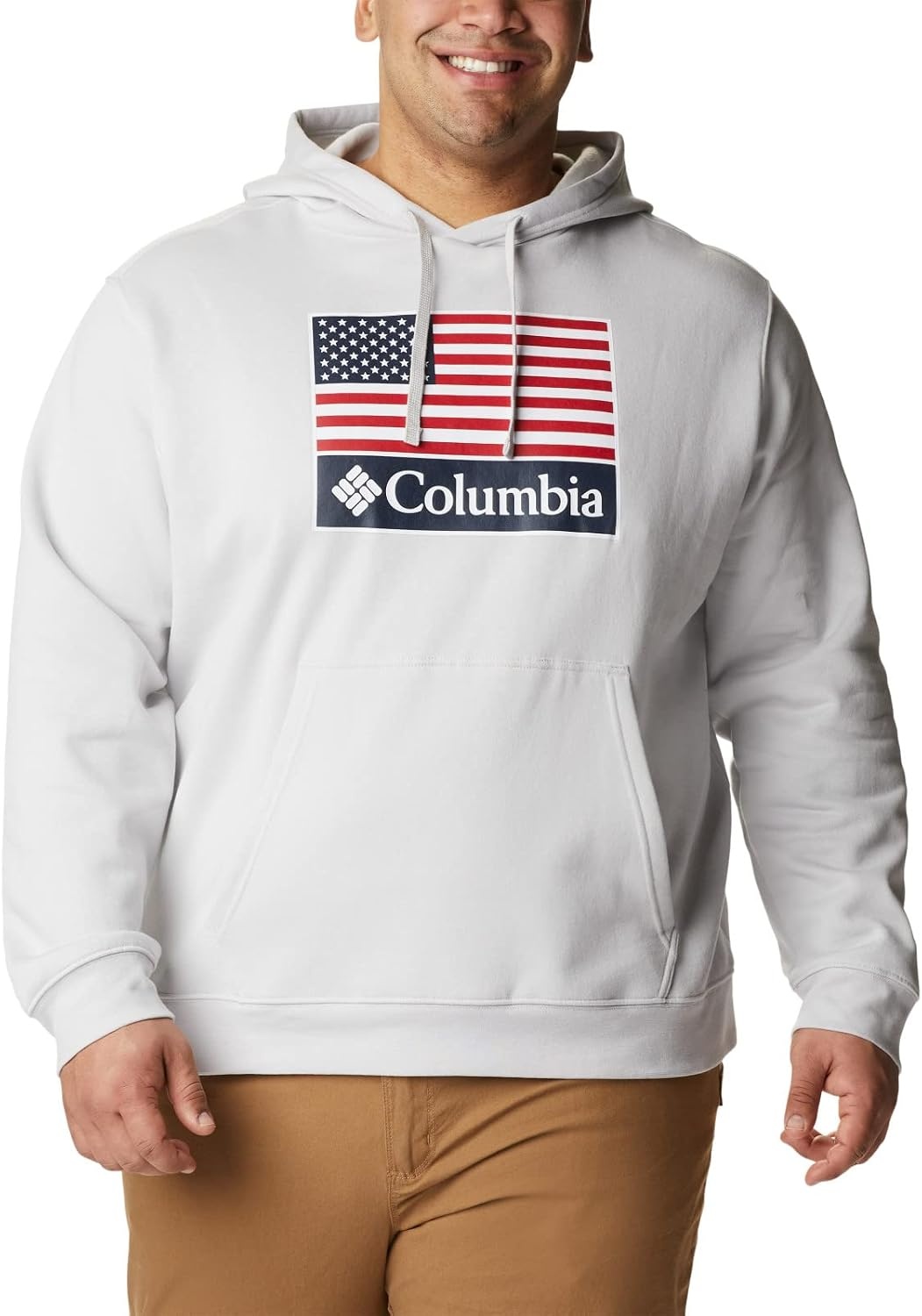 image:imageColumbia Trek Hoodie Hoodie fr HerrenNimbus Grey Usflagge Stempel