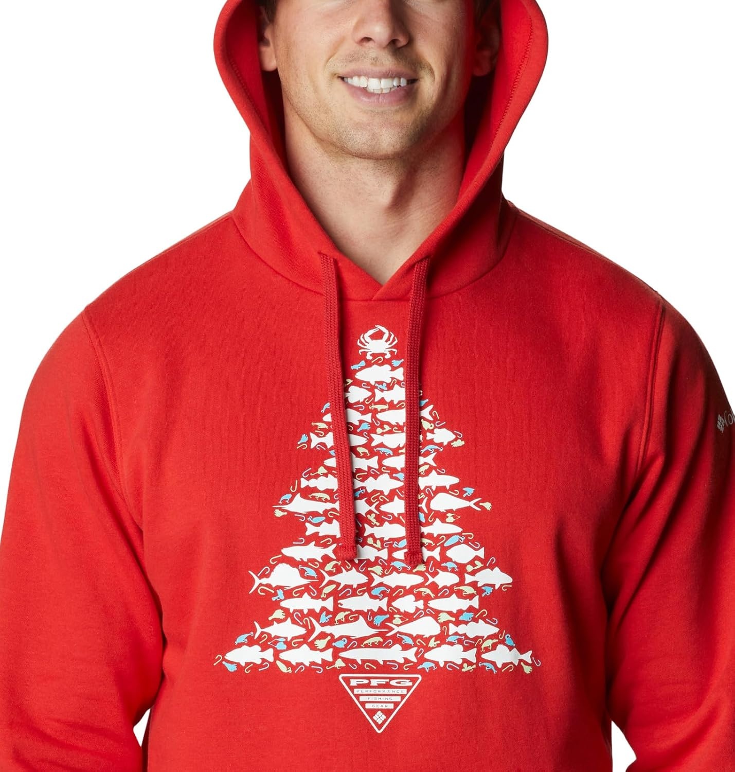 image:imageColumbia Trek Hoodie Hoodie fr HerrenRed Spark Fischbaumgrafik