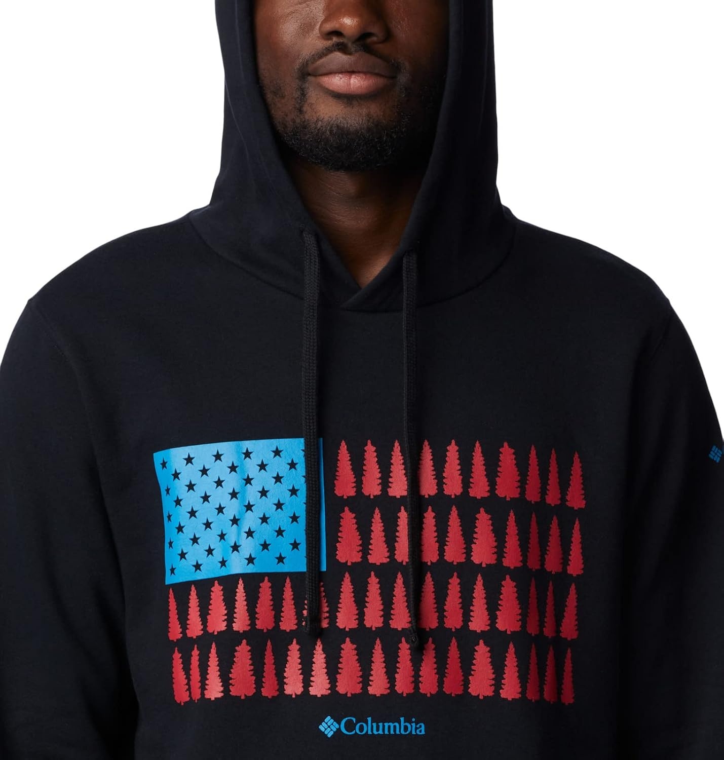 image:imageColumbia Trek Hoodie Hoodie fr HerrenSchwarzTreestriped Flagge