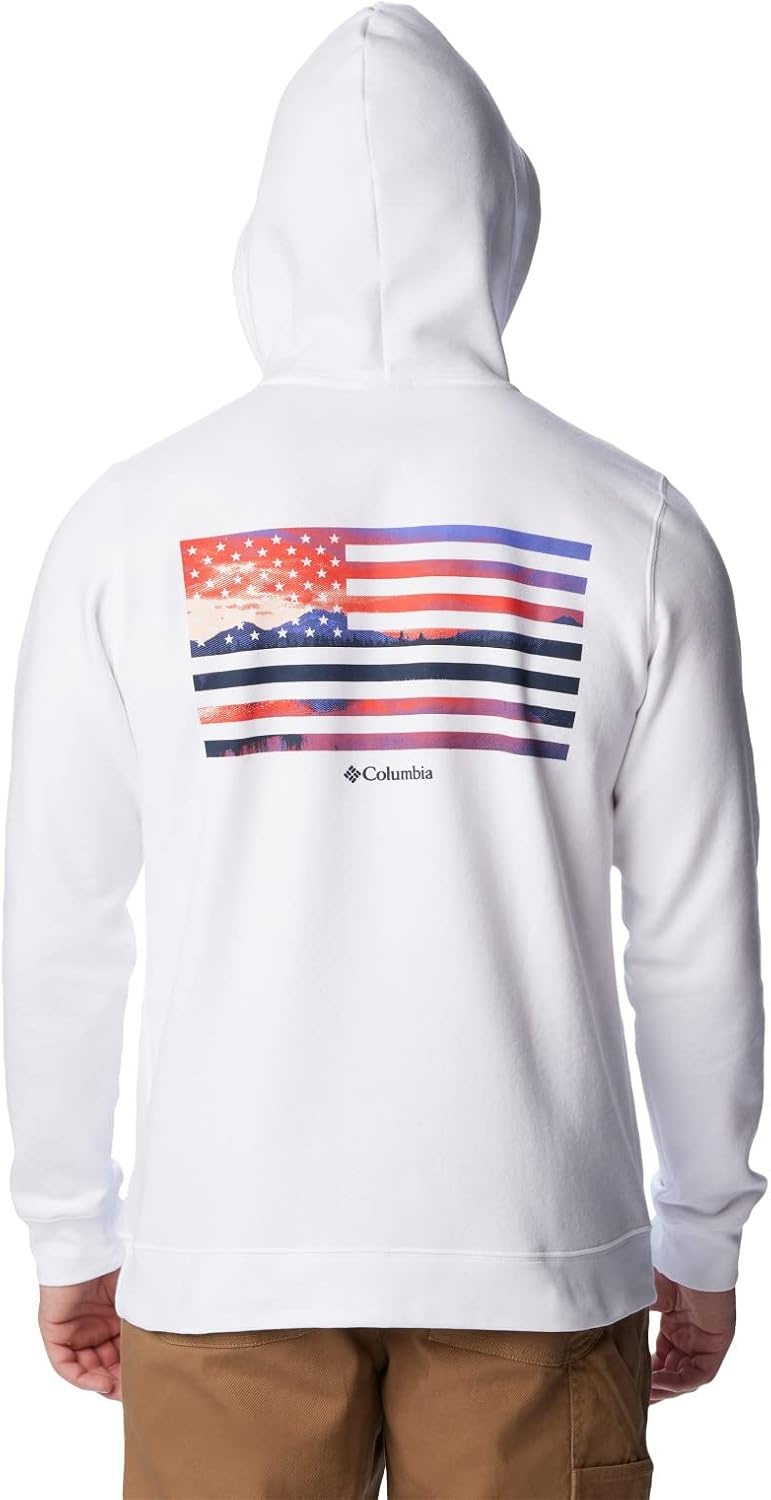 image:imageColumbia Trek Hoodie Hoodie fr HerrenWeiPatriotische Shorelinegrafik