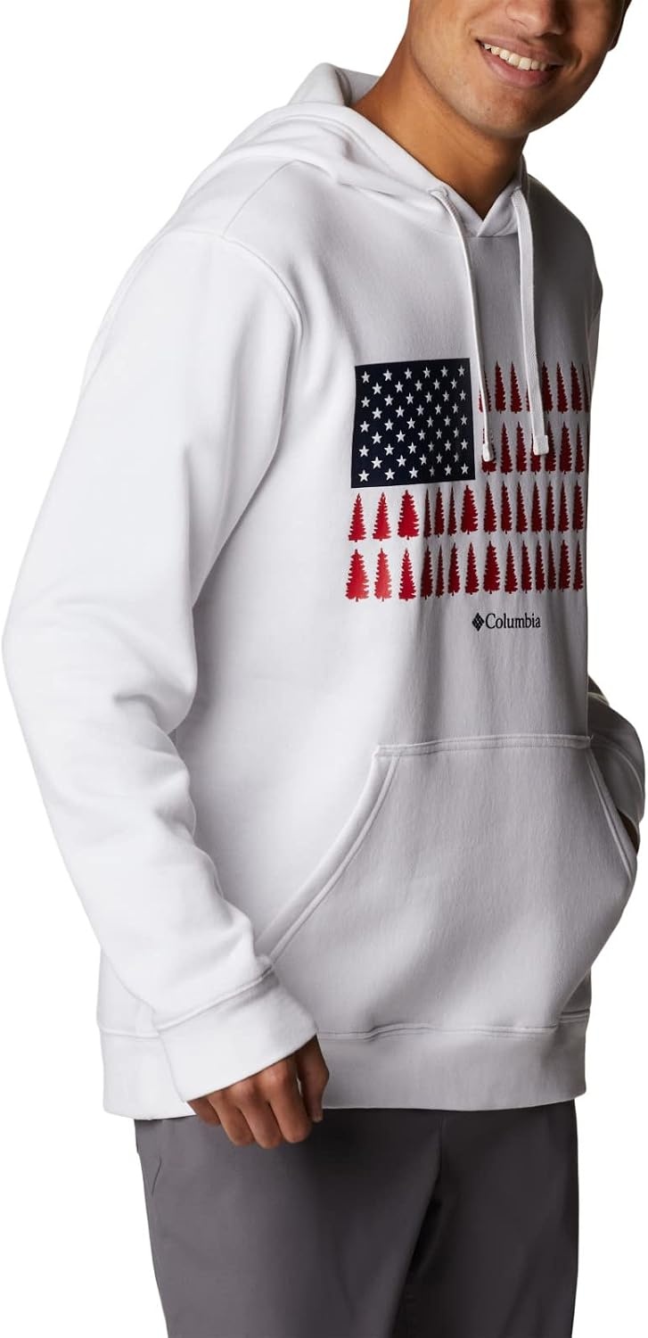 image:imageColumbia Trek Hoodie Hoodie fr HerrenWeie mit Baumstreifenflagge