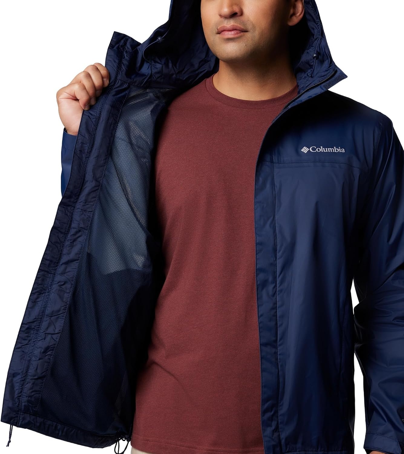 image:imageColumbia Watertight II Jacket Wasserdichte Regenjacke fr HerrenCollegiate Navy