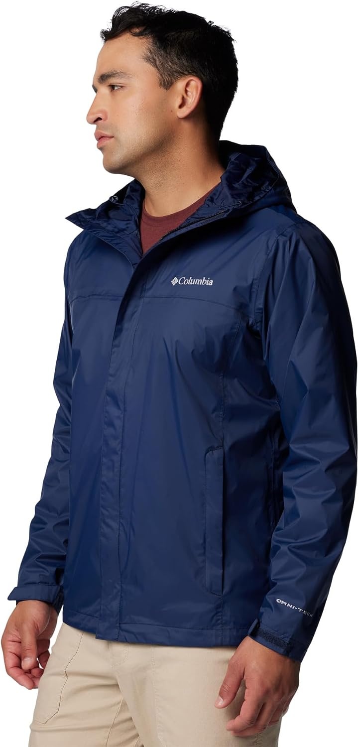 image:imageColumbia Watertight II Jacket Wasserdichte Regenjacke fr HerrenCollegiate Navy
